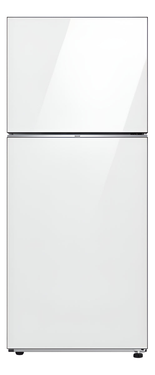 Heladera con freezer inverter Samsung Bespoke clean white Blanca 457L RT47CB664212B3 SART47CB664212