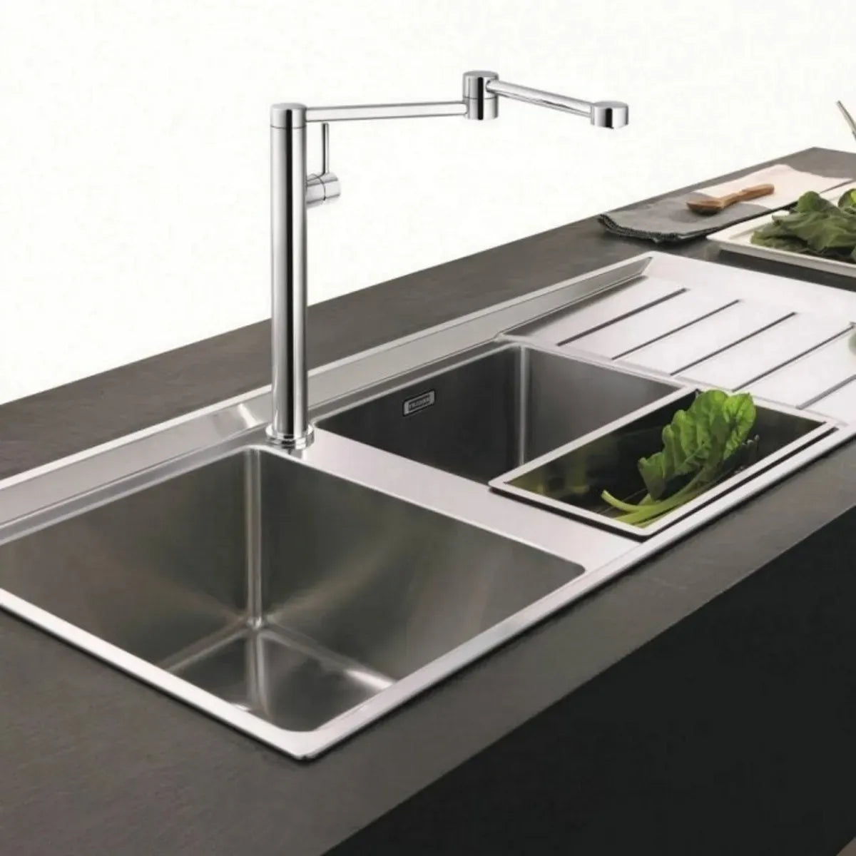 Grifo Cocina Extensible Llena Olla Franke Pescara Pot Filler