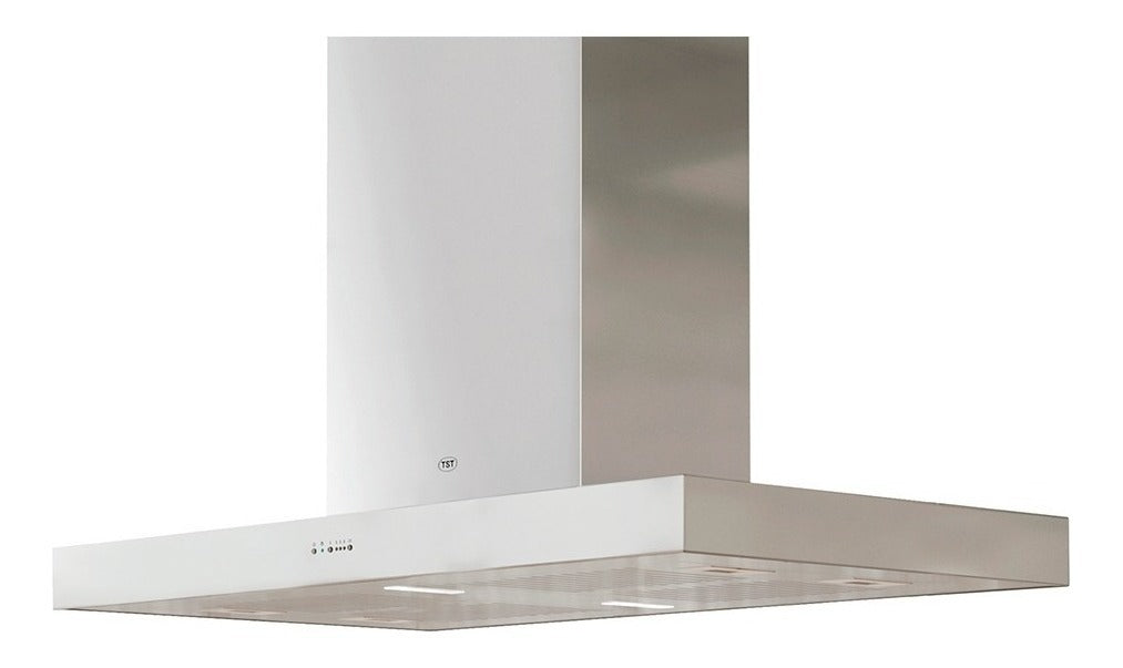 Extractor purificador de cocina TST Isla LT ac. inox. isla 900m x 70m x 600m 235-90
