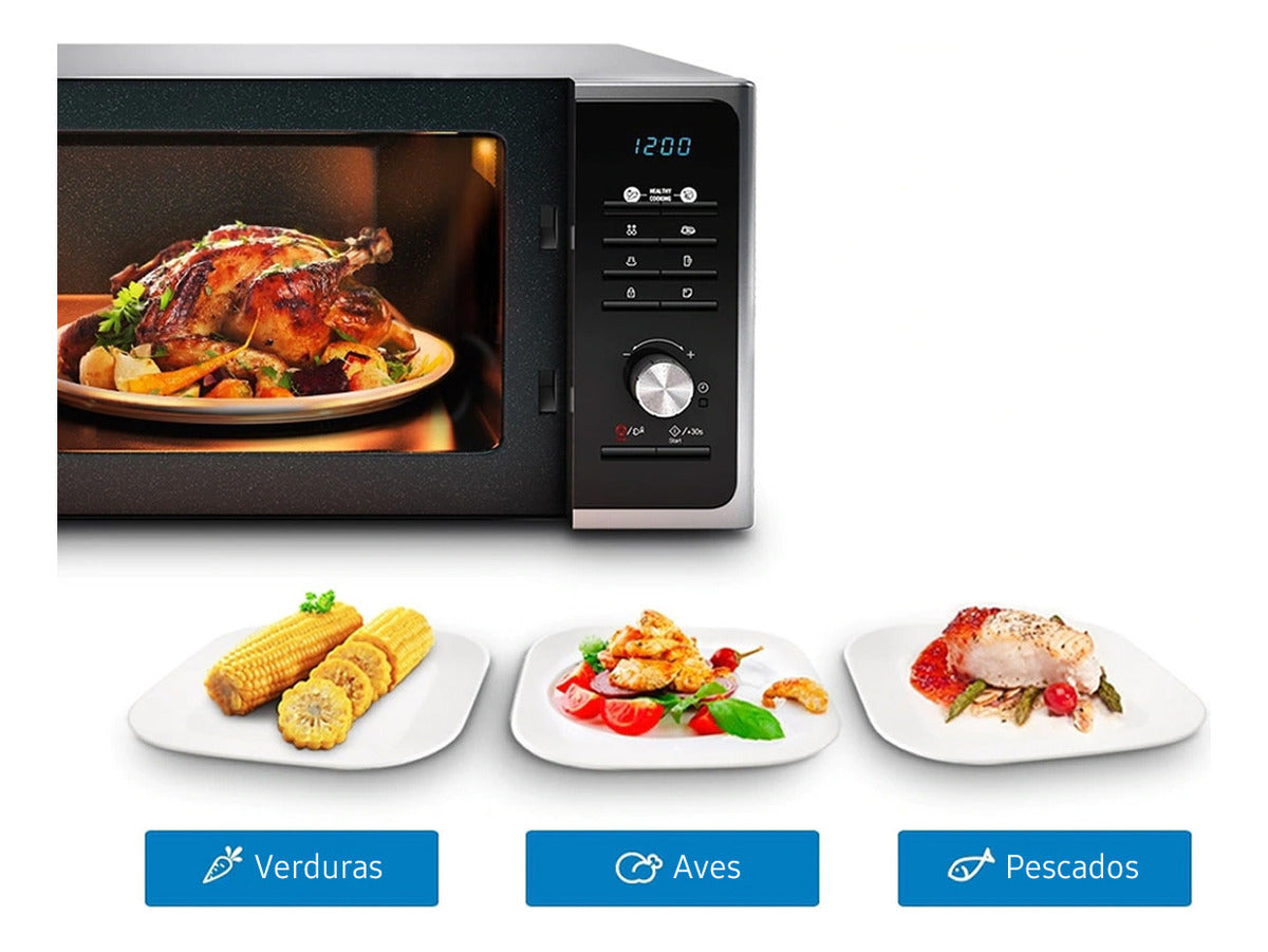 Microondas Samsung Mg23f3k3tak/bg 23l Negro 800w