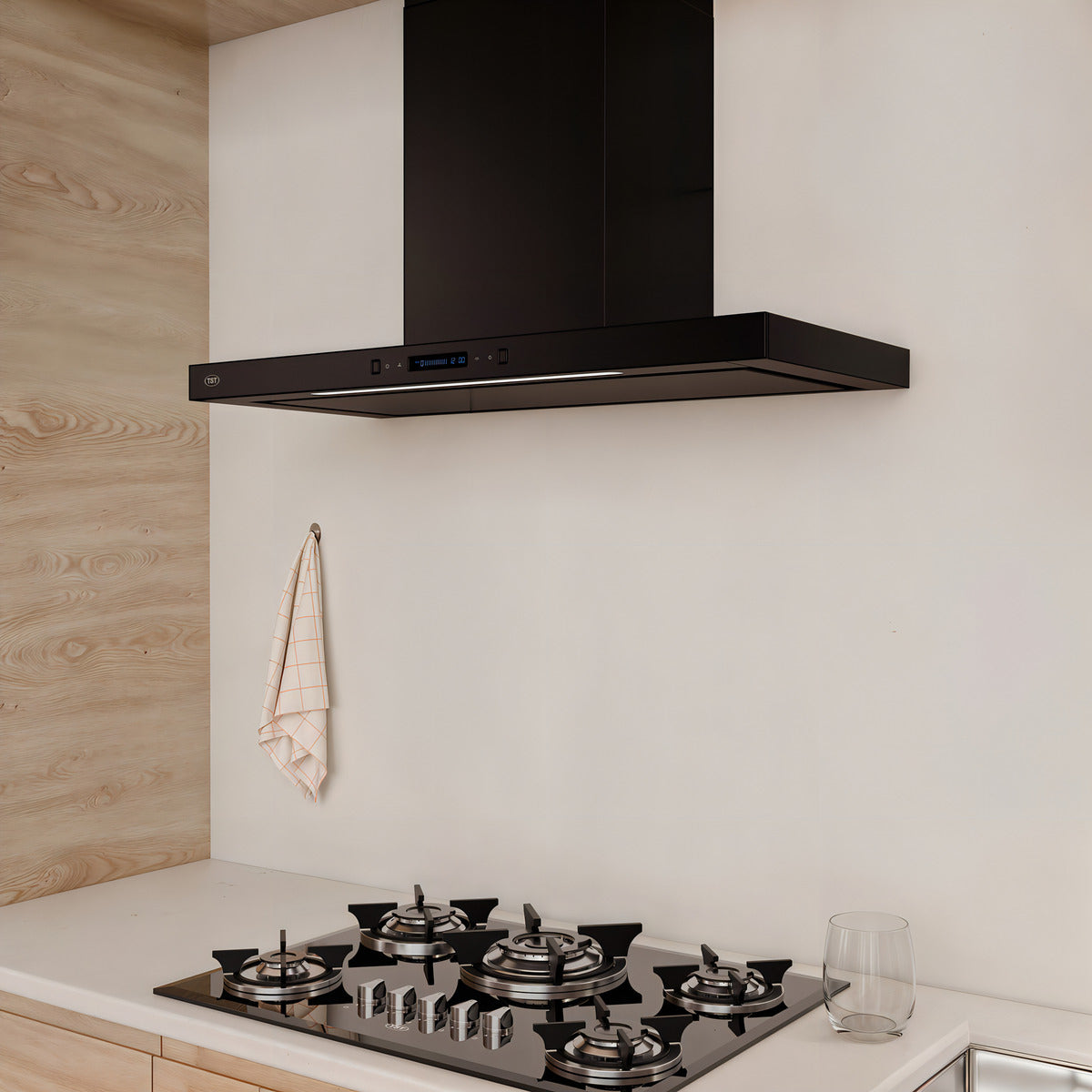 Extractor Purificador De Cocina Tst Yacuy De Pared 364-90