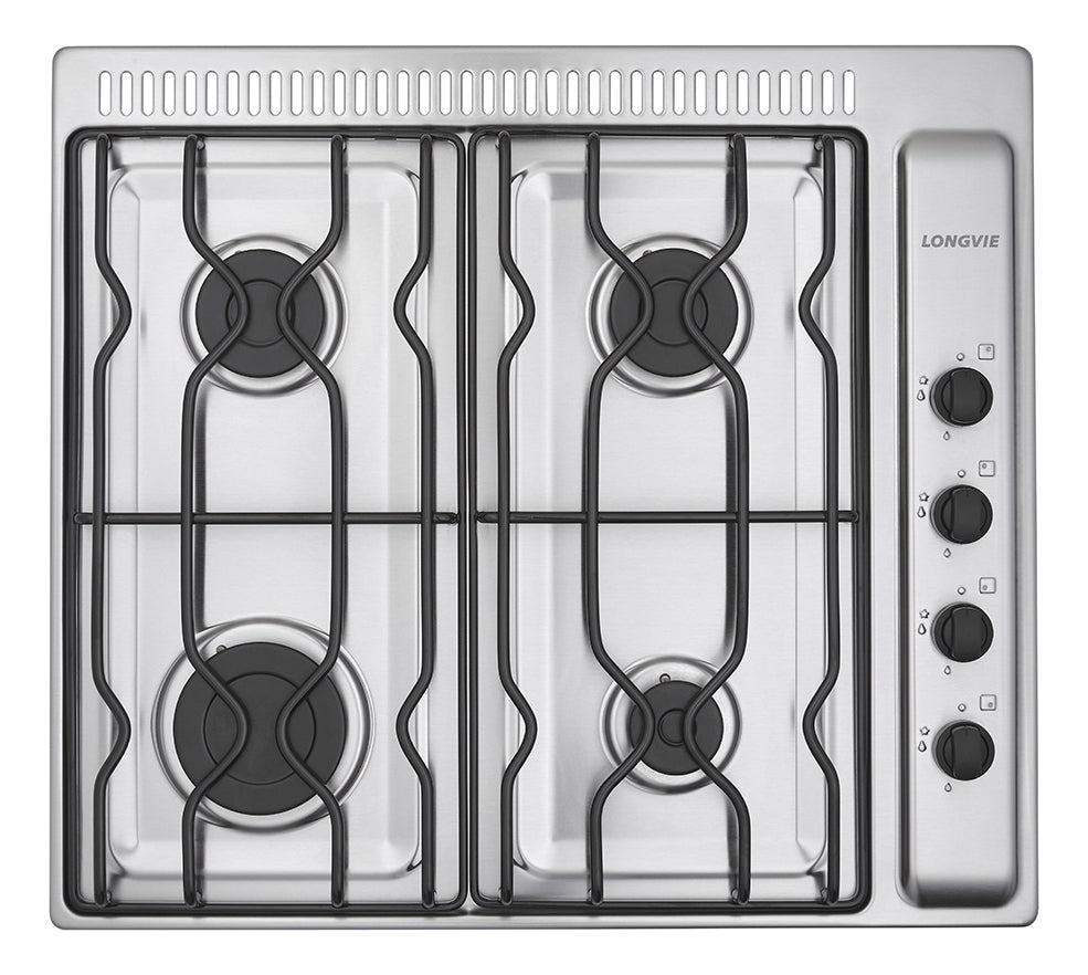 Anafe A Gas Longvie A2600rxf Inox Rejillas De Ventilación