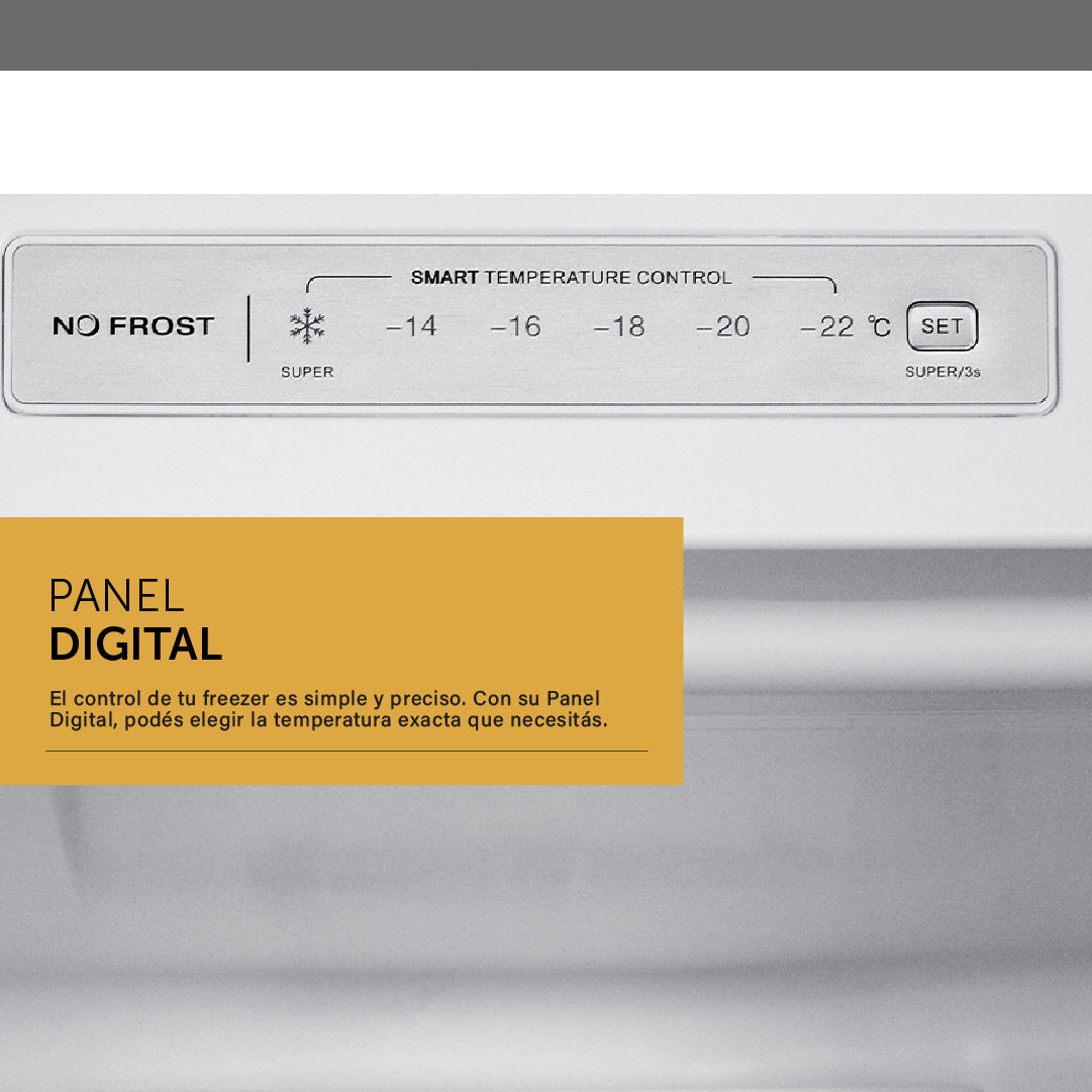 Freezer Vertical No Frost Digital Blanco 179 L FR140NOFROSTBLANCO