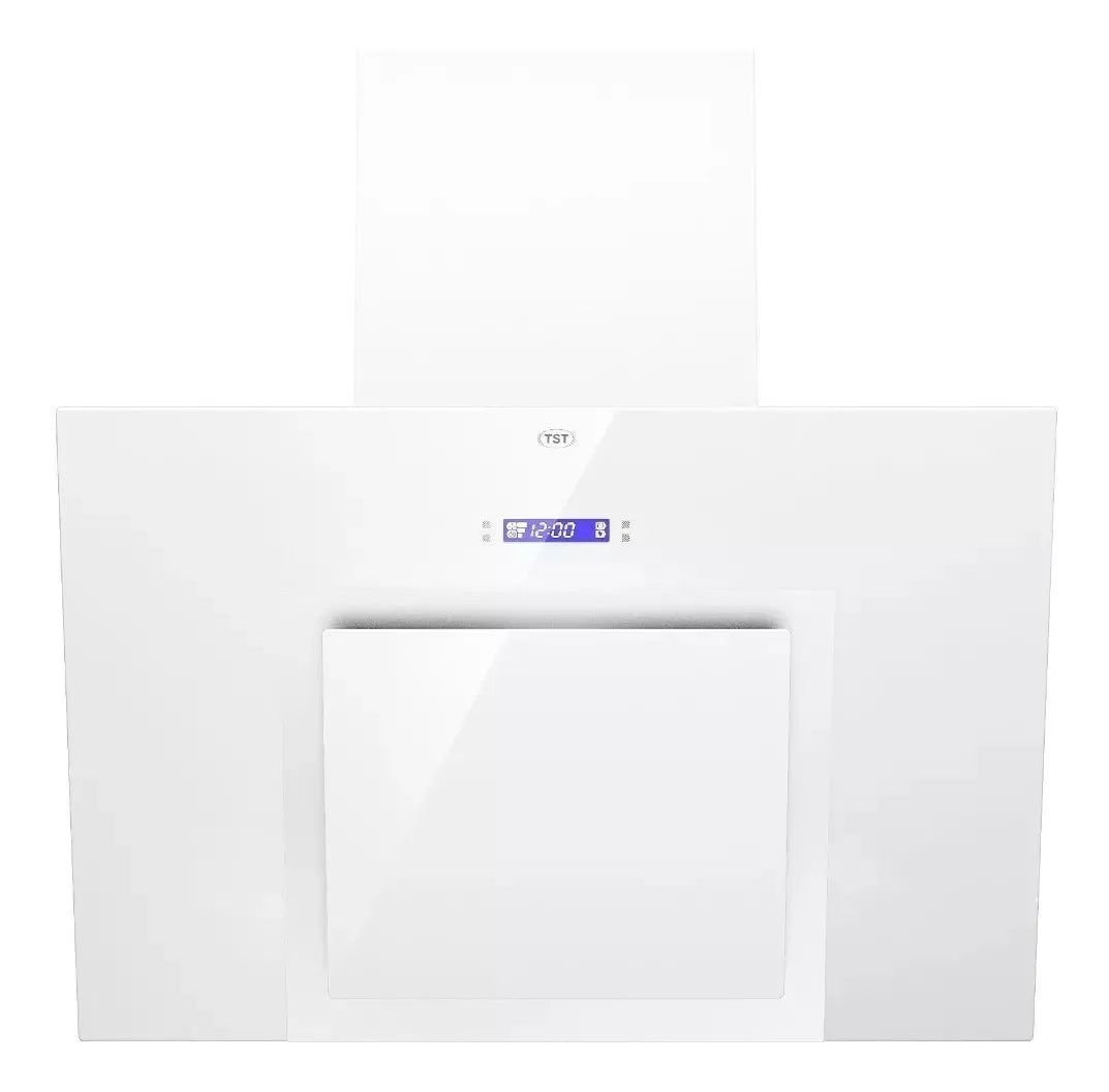 Campana Cocina Tst Espejo Vidrio Blanca 90 Acero Inoxidable