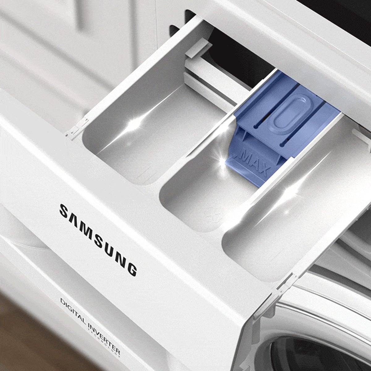 Lavarropas Samsung Automático Carga Frontal 6.5 Kg Inverter Blanco WW65A4000EEU SAWW65A4000EE
