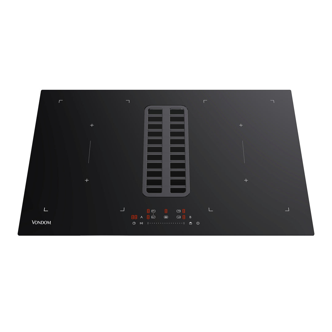 Anafe A Inducción Empotrable Vondom Con Extractor Integrado 80 Cm ANA80D
