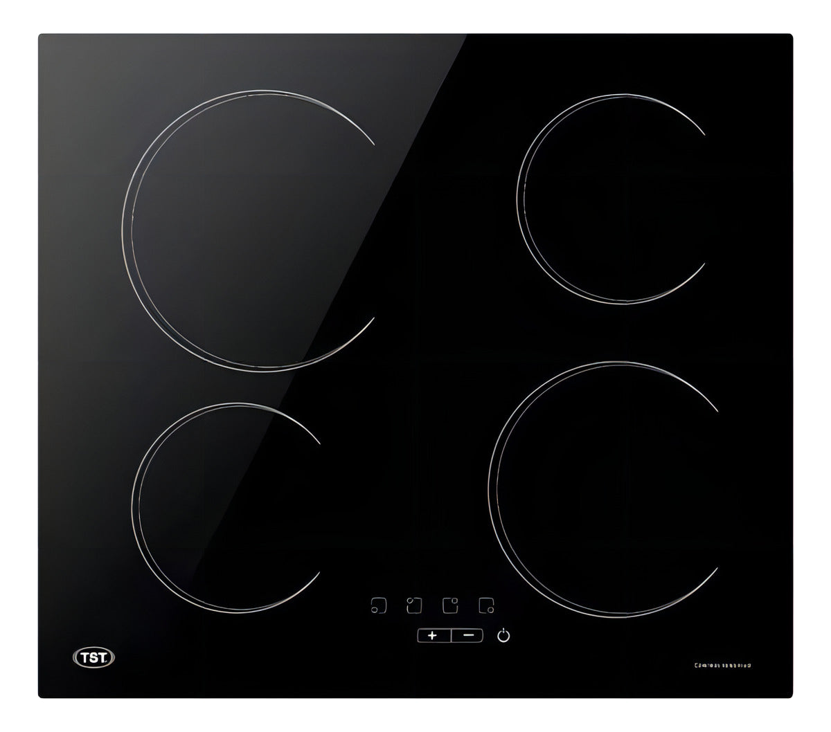 Anafe Eléctrico TST Vitro Negro 4 Hornallas 27-4