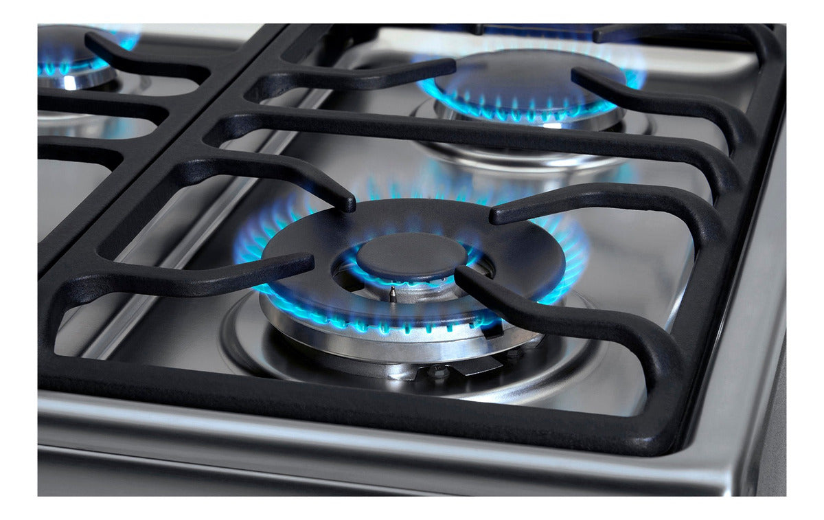 Cocina A Gas Longvie 21501x 56cm Inox Grill Eléctrico