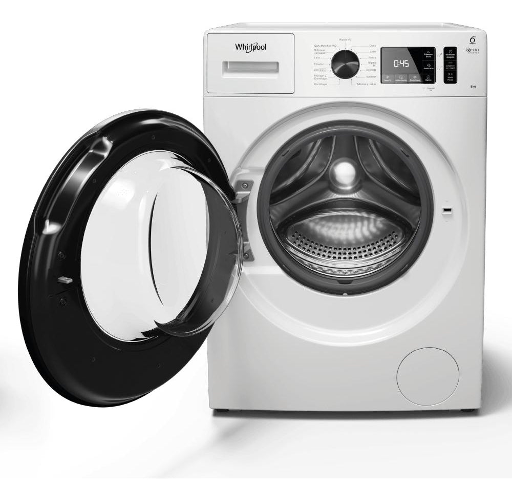 Lavarropas Whirlpool Carga Frontal 8 Kg - 1200 Rpm Inverter Blanco WNQ80BB