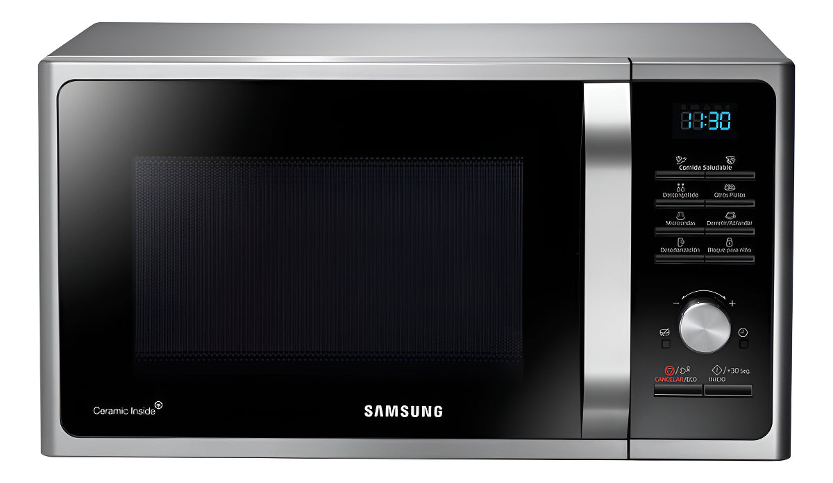 Microondas Samsung Mg23f3k3ta 23l 800w Silver