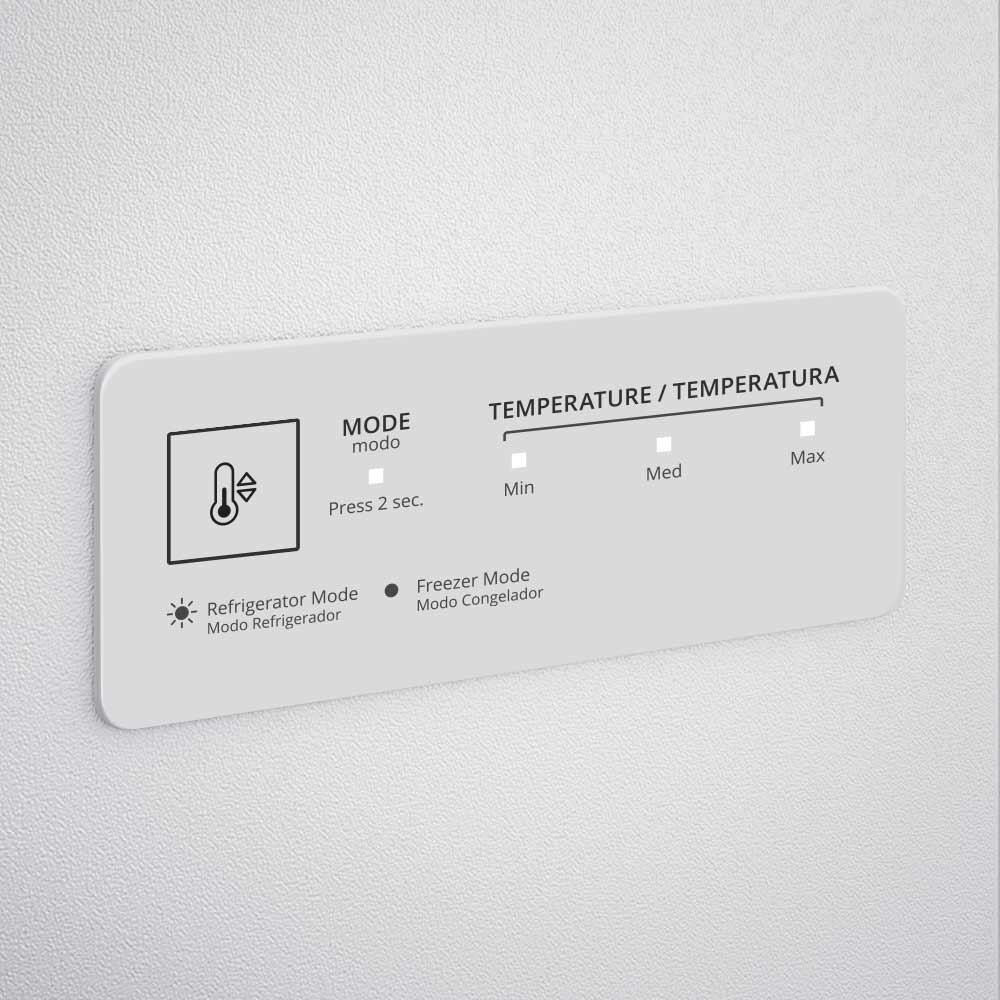 Freezer Horizontal Cíclico Whirlpool Whb42d2 Blanco De 414 Litros WHB42LBDIM