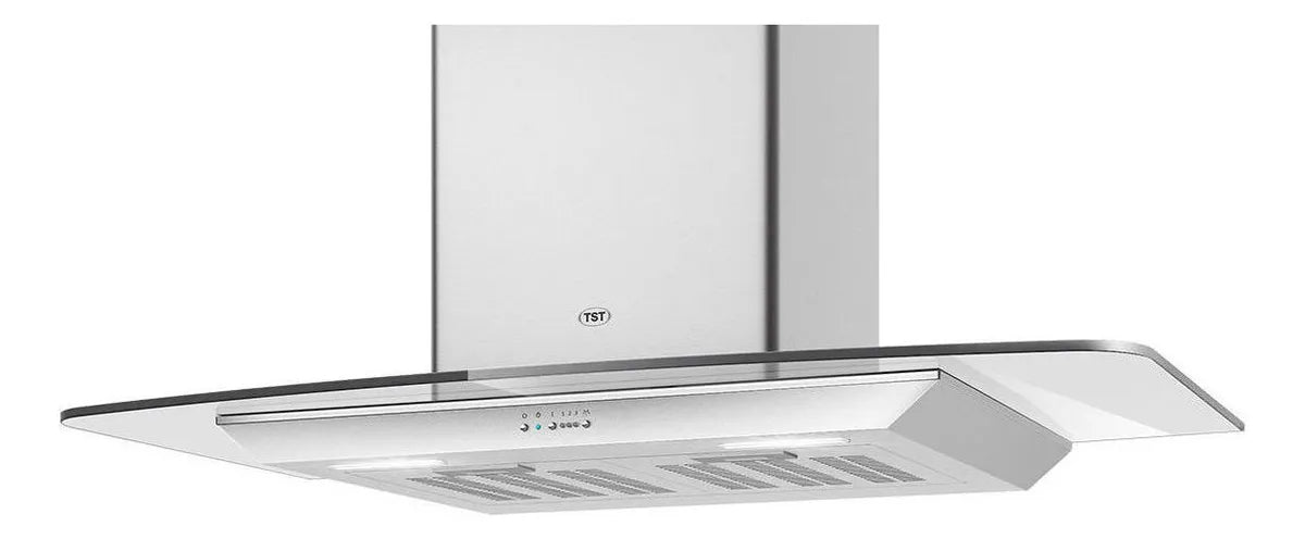 Extractor Purificador De Cocina Tst Tamel Ac. Inox. De Pared 51cm X 60cm Plateado