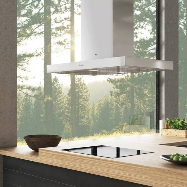 Extractor purificador de cocina TST Isla LT ac. inox. isla 900m x 70m x 600m 235-90