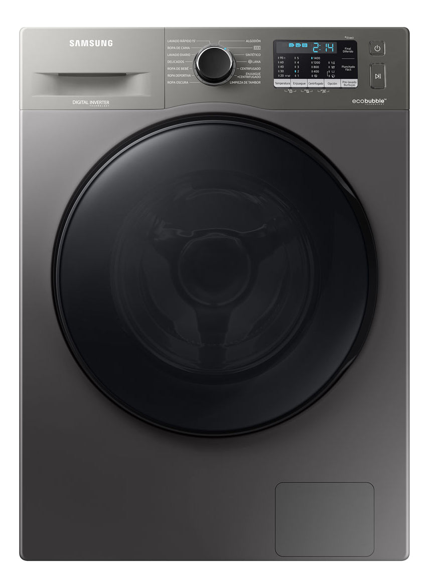 Lavarropas Samsung 9.5kg Ecobubble Inverter SAWW95AA046BXUBG