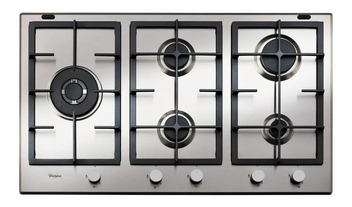 Anafe Empotrable Whirlpool Multigas Inox 90 Cm Color Inoxidable