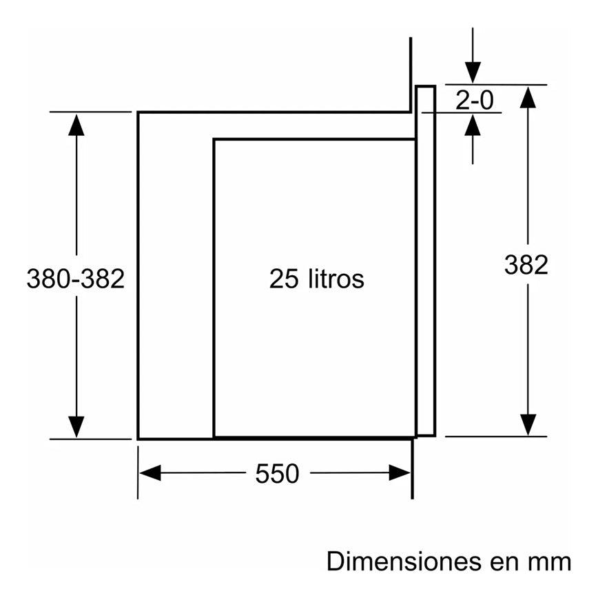 Microondas Integrable Con Grill Bosch Bel554mb0 Serie 6