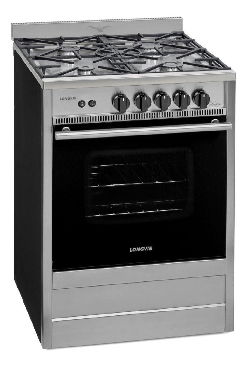 Cocina Gastronómica A Gas Longvie Bistró 31601xs 60cm Inoxidable