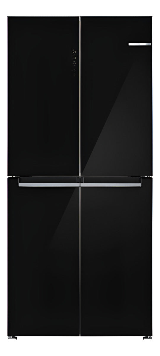 Heladera Bosch Multipuerta Cristal Inverter 547l Kmc85lbea Black Edition