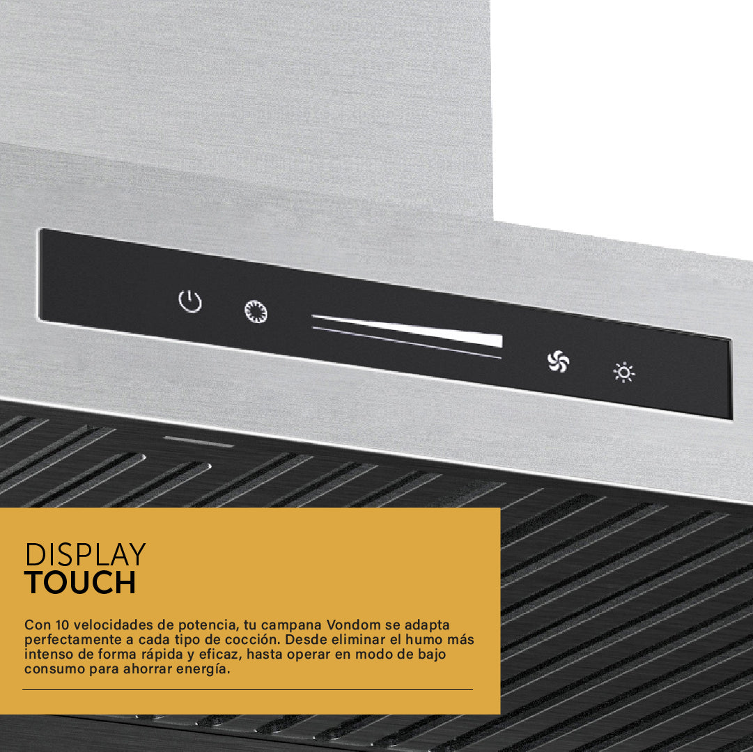 Campana De Pared Vondom - Acero Inoxidable 90 Cm Acero Inoxidable VC90AH