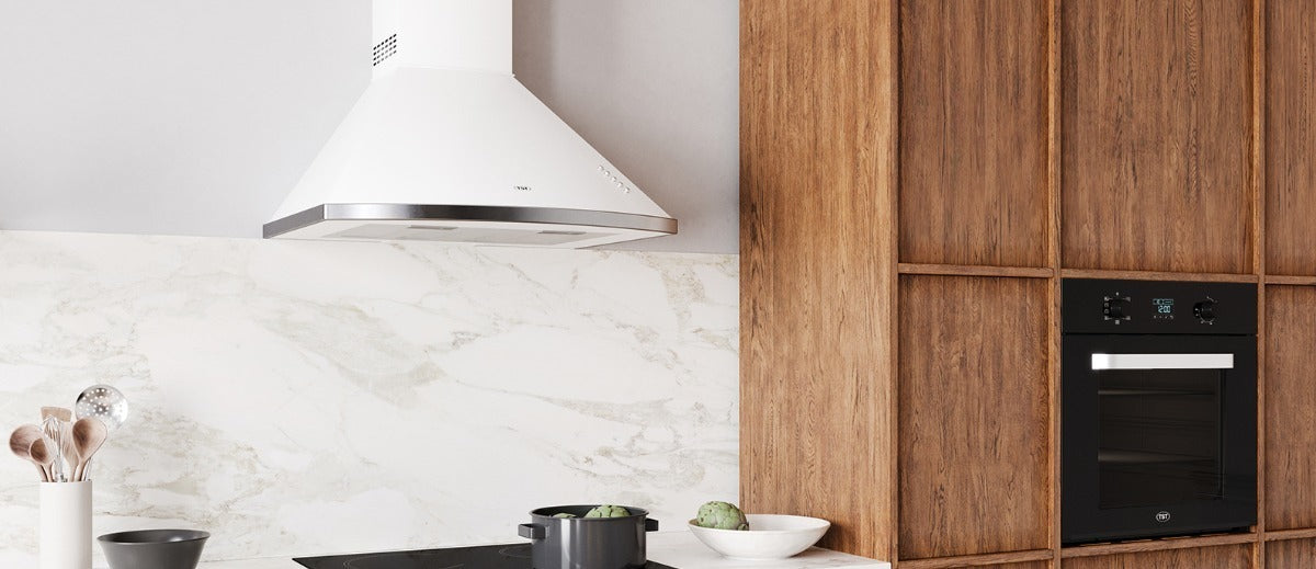 Campana Extractor Cocina Tst Linea Lanin 60 Cm Blanca Color Blanco