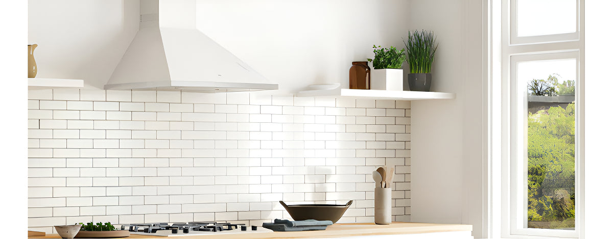 Campana De Cocina Tst De Pared Traful 60 Cm Blanca 322-60