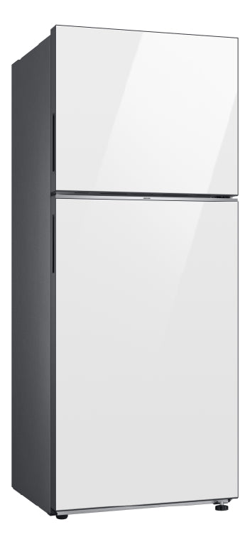 Heladera con freezer inverter Samsung Bespoke clean white Blanca 457L RT47CB664212B3 SART47CB664212