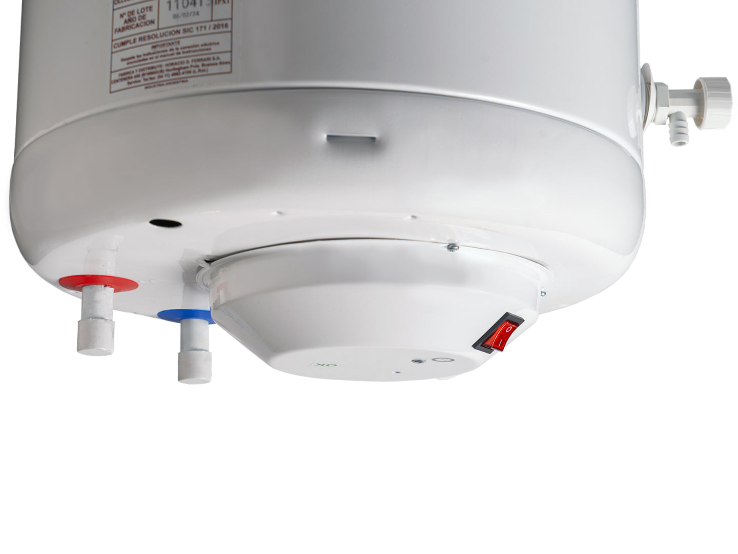 Termotanque Eléctrico Ecotermo ELEC 53 LE Doble Conexión 49L TECO10D053