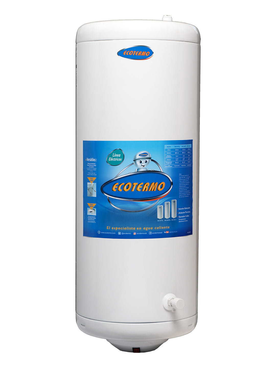 Termotanque Eléctrico Ecotermo ELEC 106 96L TECO10I106