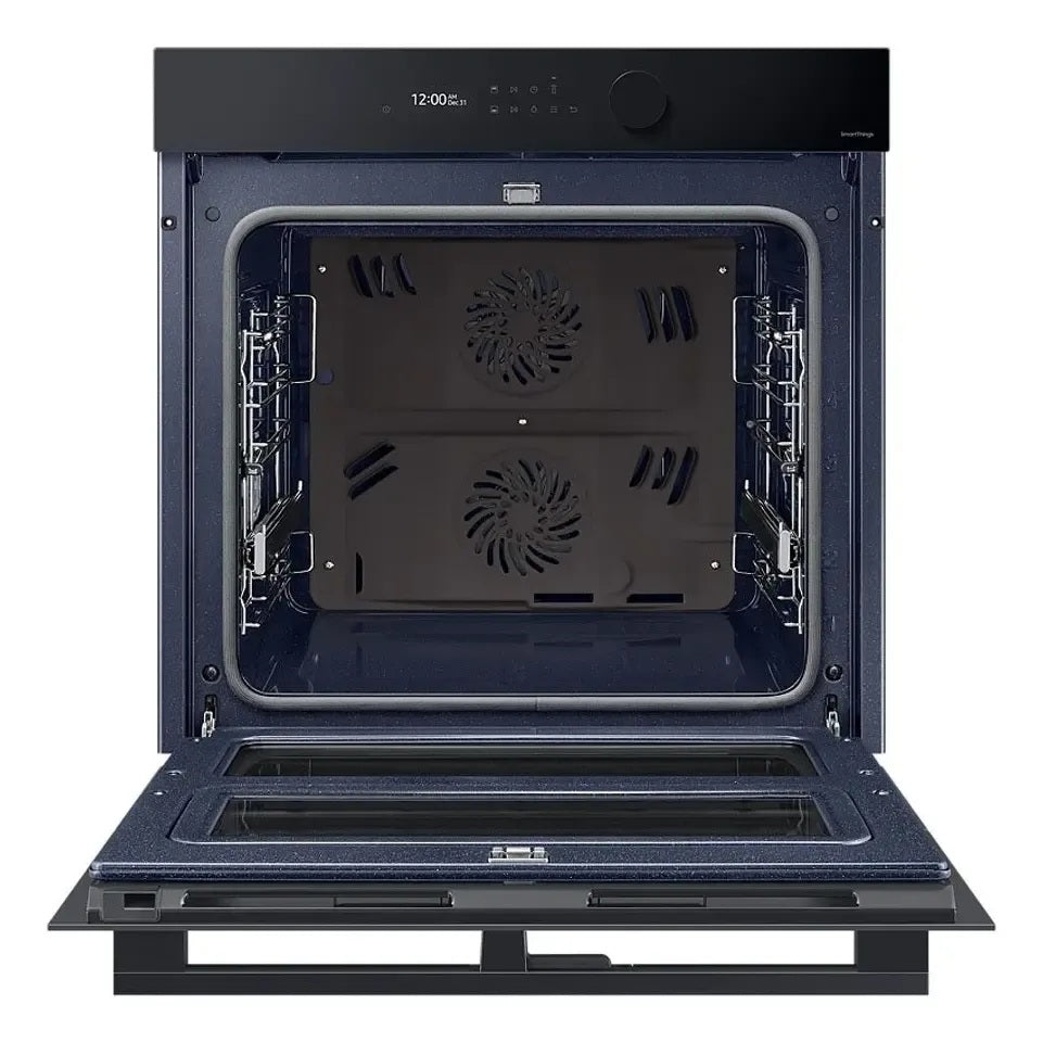 Combo Horno Eléctrico Samsung Bespoke Dual Cook Flex 76 L NV7B5745TAK + Anafe a Gas Samsung 4 Hornallas Acero Inoxidable NA64H3010AS