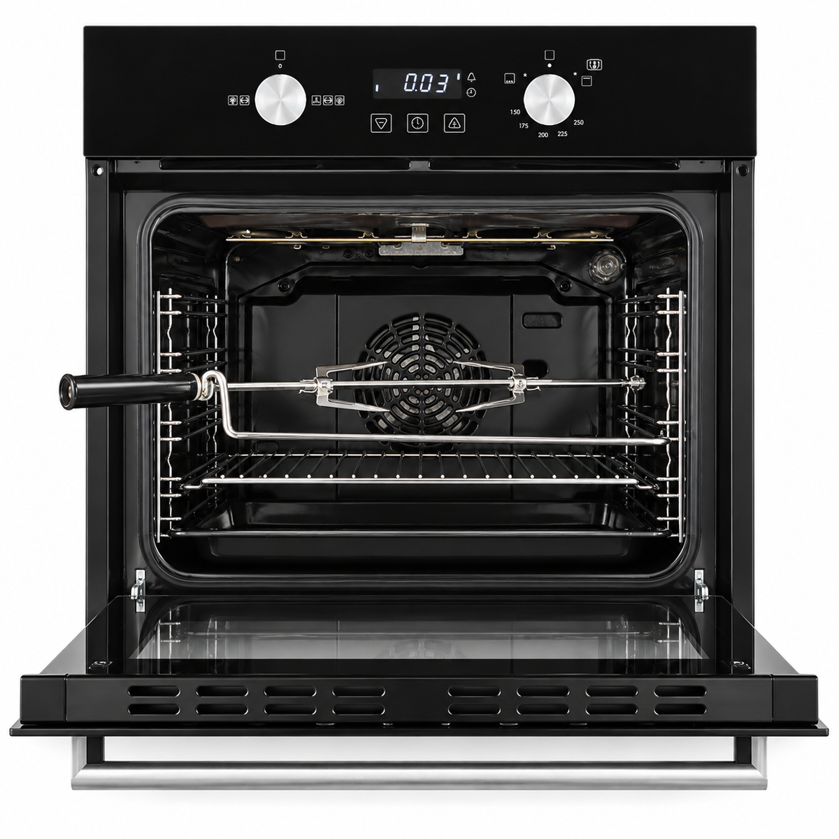 Horno a Gas Empotrable Artei Scalea 60 cm con Grill Eléctrico y Programador Digital GD0167A-0203