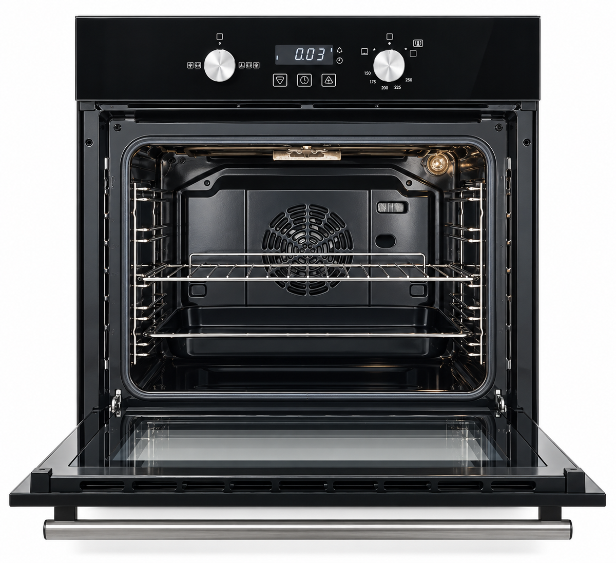 Horno a Gas Empotrable Artei Scalea 60 cm con Grill Eléctrico y Programador Digital GD0167A-0203