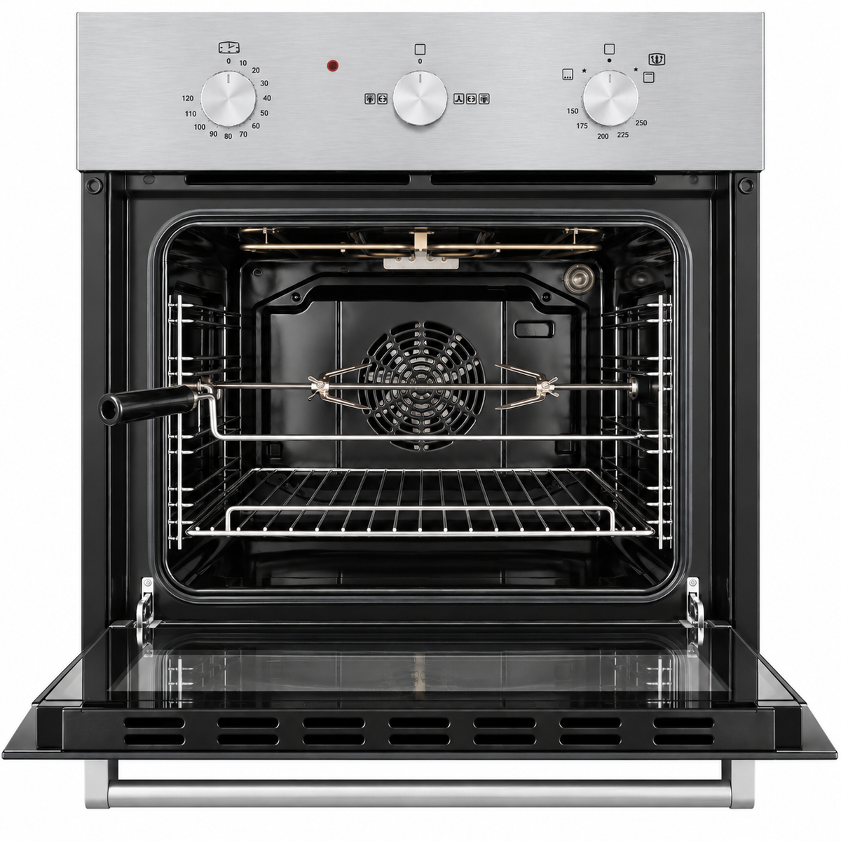 Horno a Gas Empotrable Artei Amantea Acero Inoxidable Grill Eléctrico Conveccion y Spiedo GD0467A-0103