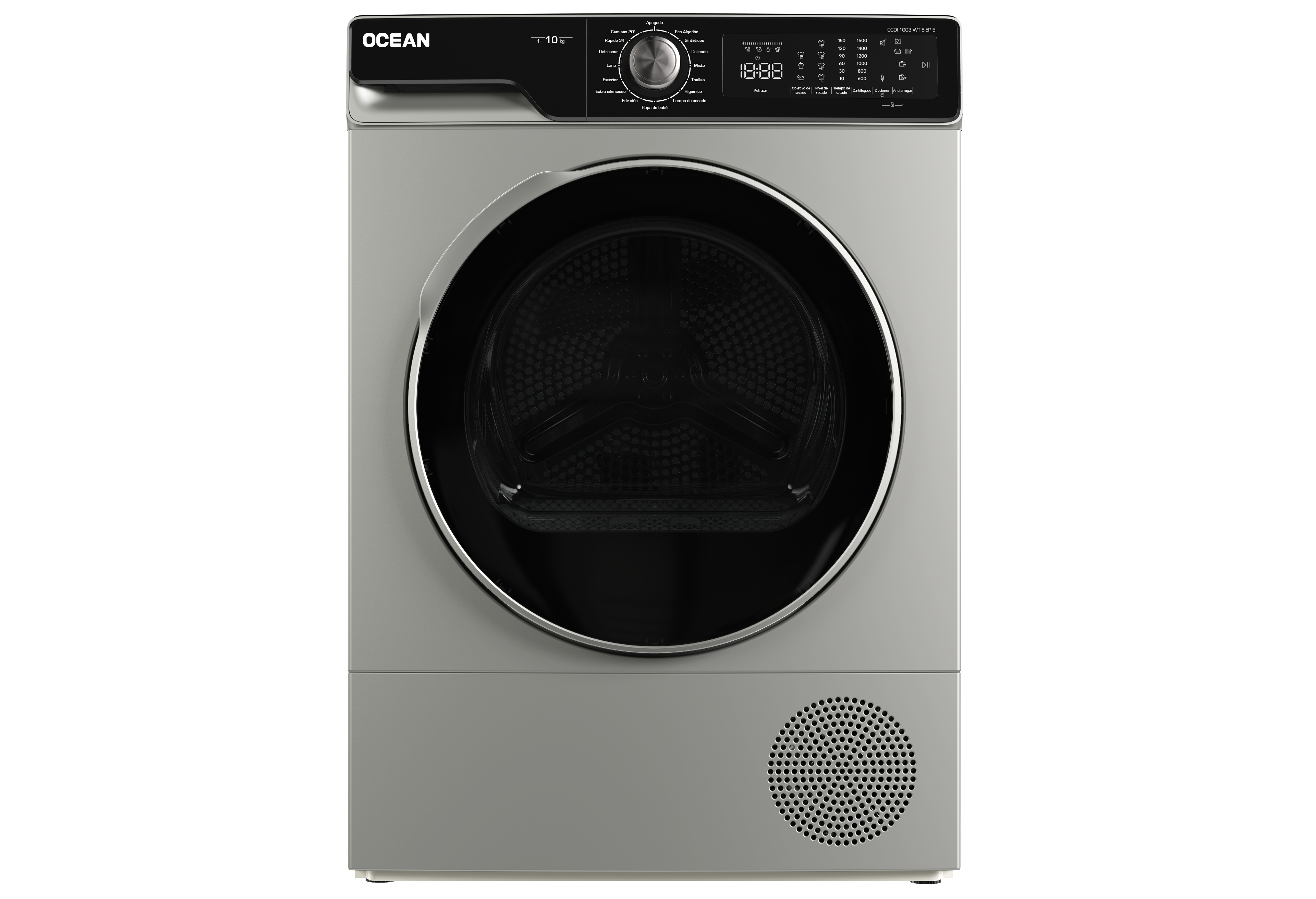 Secarropas Ocean Italy Inverter con Bomba de Calor 10kg gris