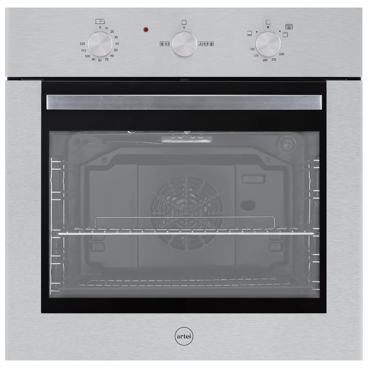 Horno a Gas Empotrable Artei Amantea Acero Inoxidable Grill Eléctrico Conveccion y Spiedo GD0467A-0103