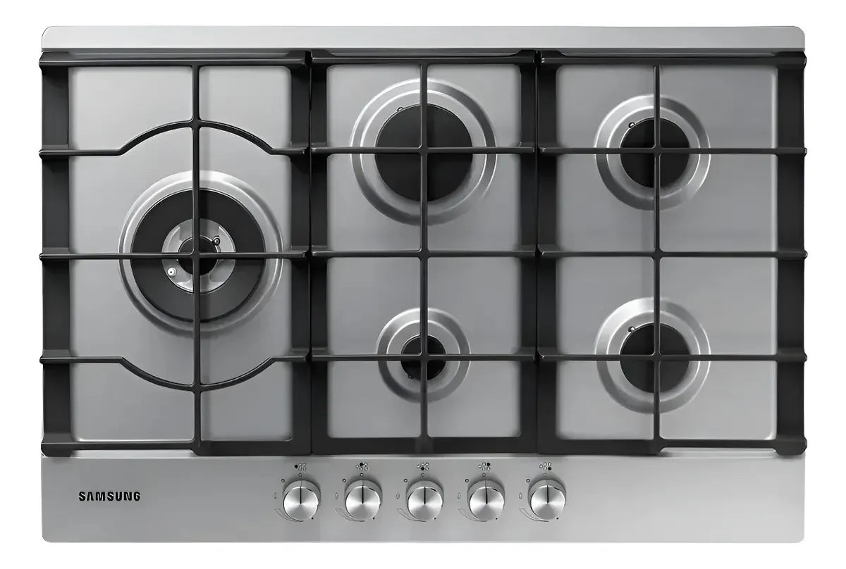 Combo Samsung Horno Electrico Bespoke Dual SANV7B5645TAK + Anafe A Gas 5 Hornallas 75cm SANA75J3030AS