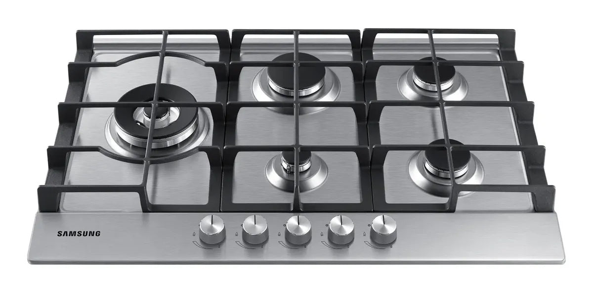 Combo Samsung Horno Electrico Bespoke Dual SANV7B5645TAK + Anafe A Gas 5 Hornallas 75cm SANA75J3030AS