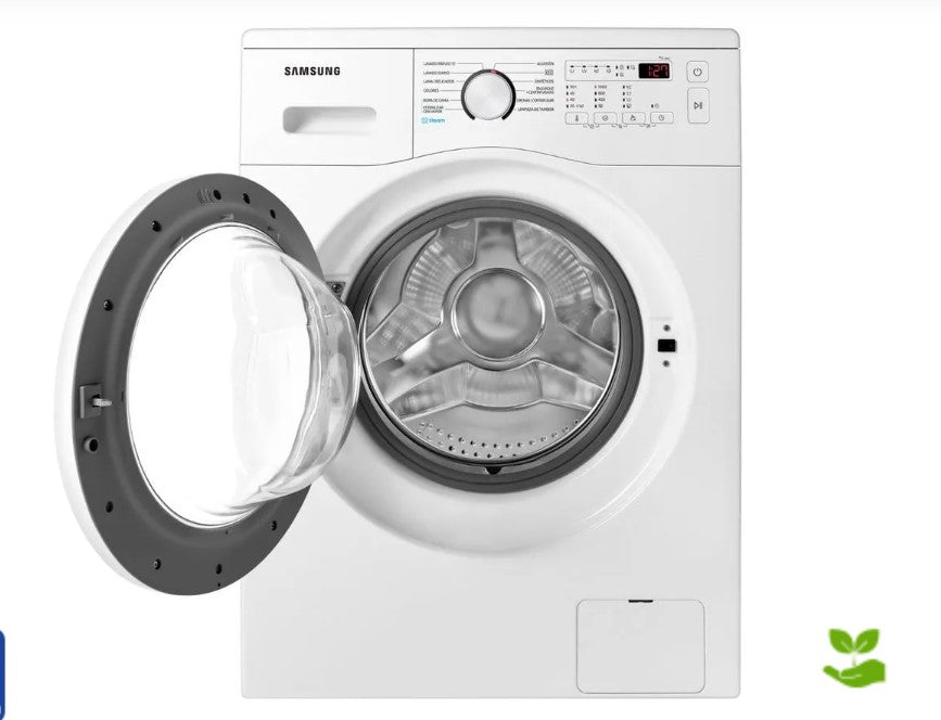 Lavarropas 7 Kg Digital Inverter Samsung WW70A4000EE 1000rpm Carga Frontal Blanco A+++