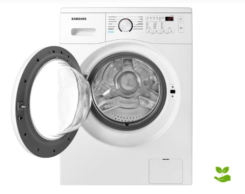Lavarropas 7 Kg Digital Inverter Samsung WW70A4000EE 1000rpm Carga Frontal Blanco A+++