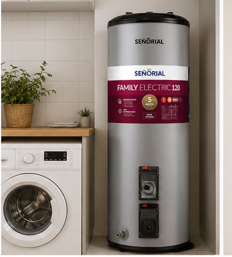 Termotanque Eléctrico Señorial Tts-120 Ear 120l Gris Plata