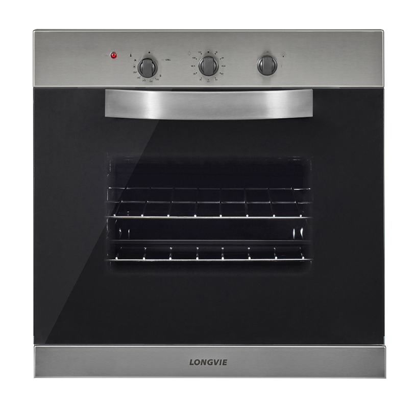 Horno A Gas Longvie H1900xf Con Grill Eléctrico De Empotrar Color Acero Inoxidable