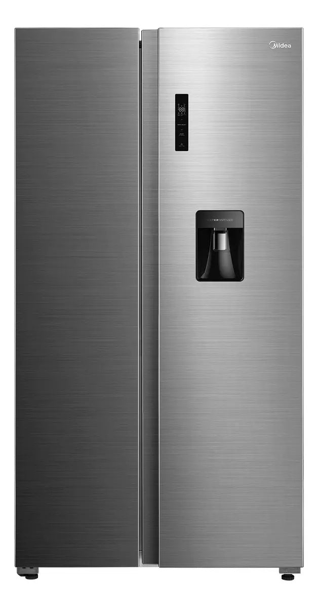 Heladera Midea Side by Side Inverter 510 Litros con Dispenser Inox MDRS710FGE46ADW