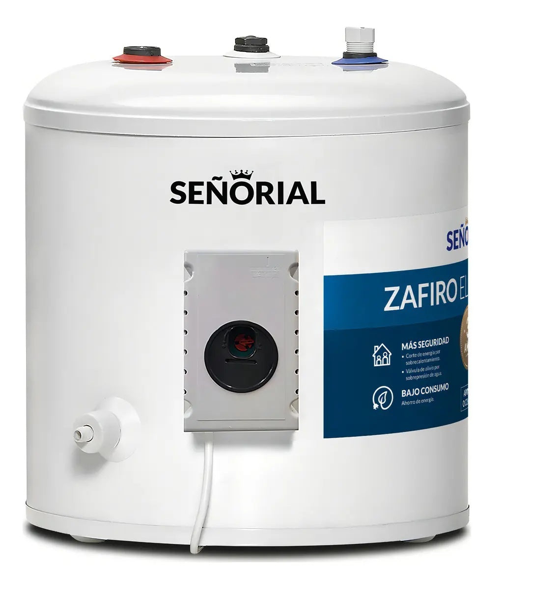 Termotanque Eléctrico Señorial Zafiro 40 Litros 1500W