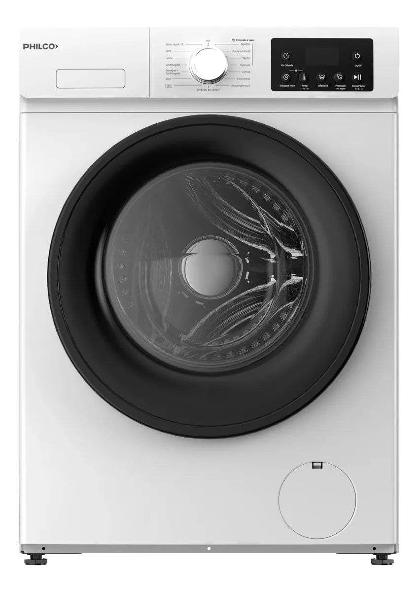Lavarropas Philco 6 Kg Carga Frontal Inverter 1200 RPM PHLF67BN