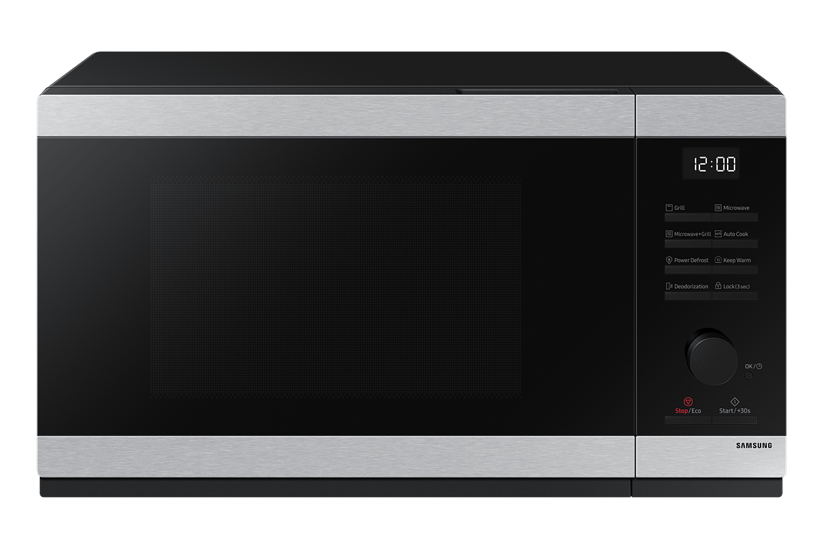 Microondas Samsung Grill 32 Litros Silver MG32DG4524ATBG