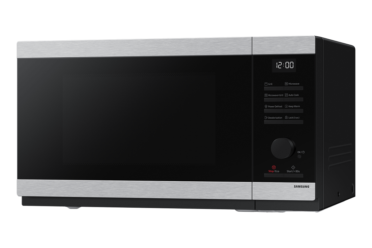 Microondas Samsung Grill 32 Litros Silver MG32DG4524ATBG