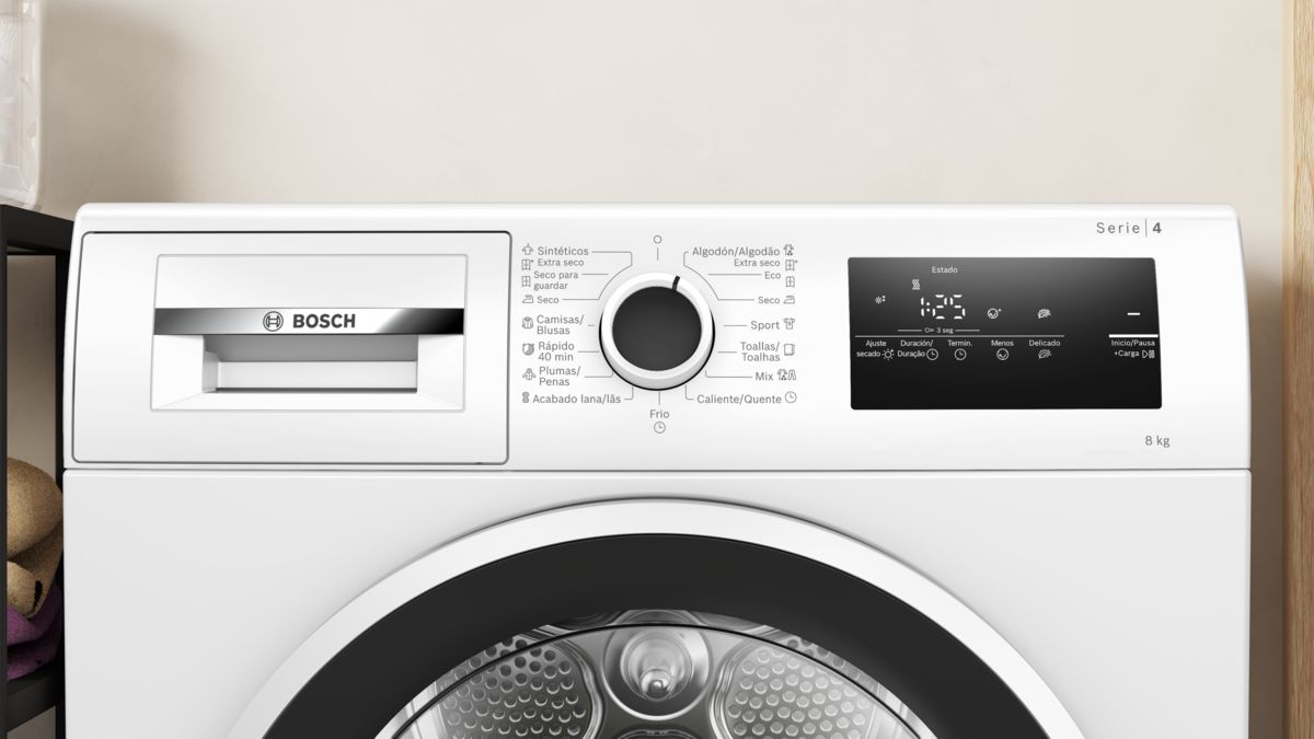 Secarropa Bosch 8kg serie 4 WTR83200ES