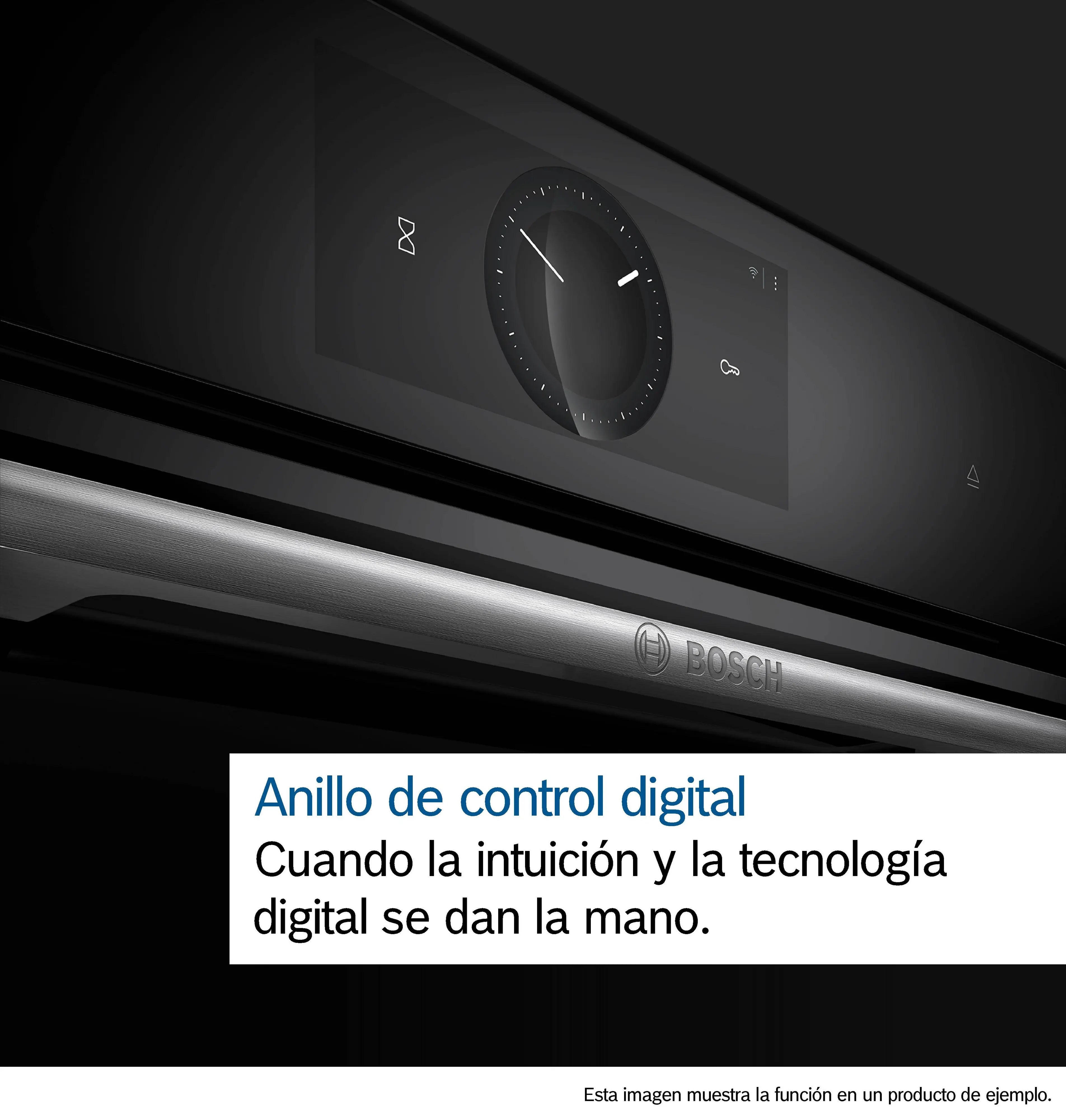 Horno Eléctrico Empotrable Bosch Serie 8 HRG7784B1 Vapor 71 Litros Negro