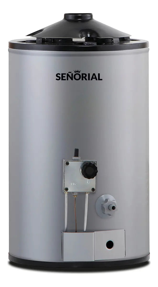 Termotanque Dual Señorial TGEP1-30 Gas + Eléctrico 30 Litros Gris - 330075