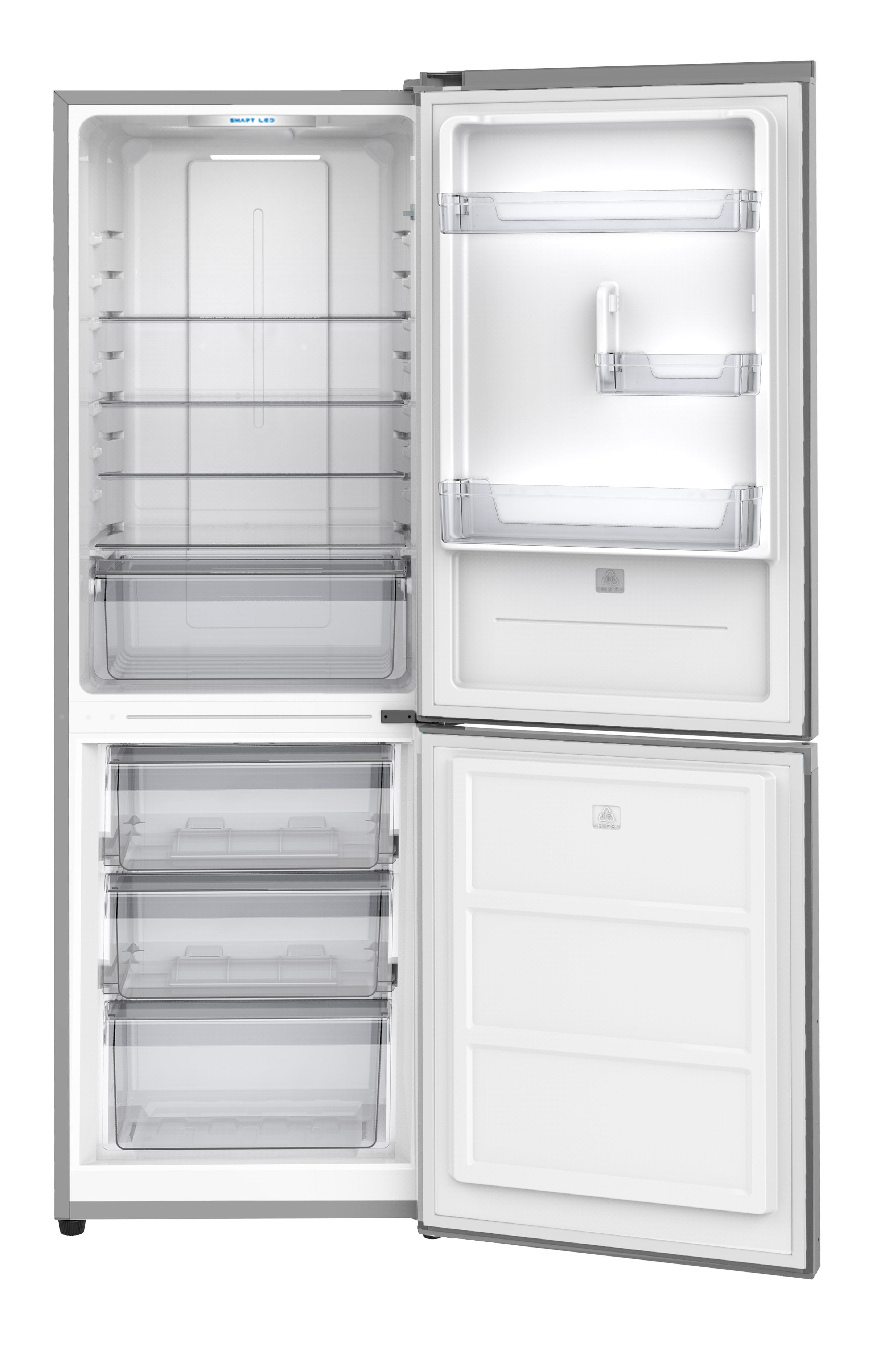 Heladera Ocean Italy OSCB310NFDXB3 Combi No Frost 290L Dark Inox
