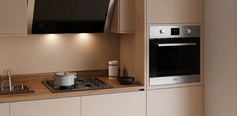 Horno Tst Eléctrico E-luxe Steel 60cm 8 Programas 2800 Watts Color Plateado 40-60